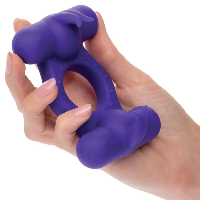 Silicone Rechargeable Triple Orgasm Enhancer CAL EXOTICS Female Sex Toys