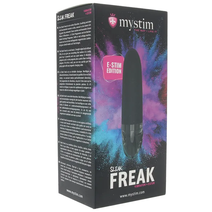 Sleak Freak Silicone EStim Vibe and Kegel Trainer mystim Female Sex Toys