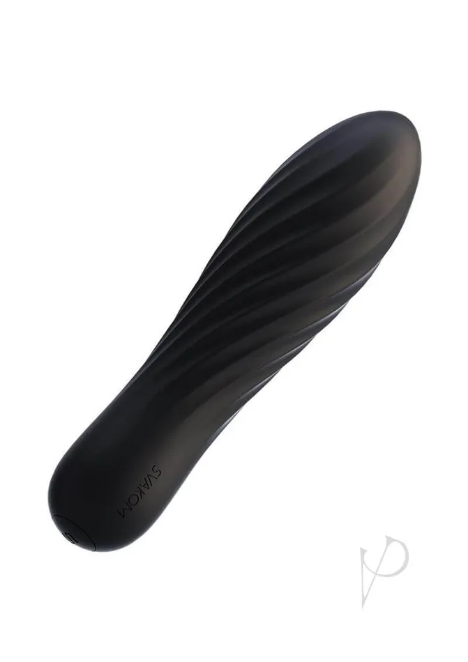 Svakom Group Usa Female Sex Toys Svakom Tulip Black Powerful Bullet Vibrator with 10 Modes Rechargeable