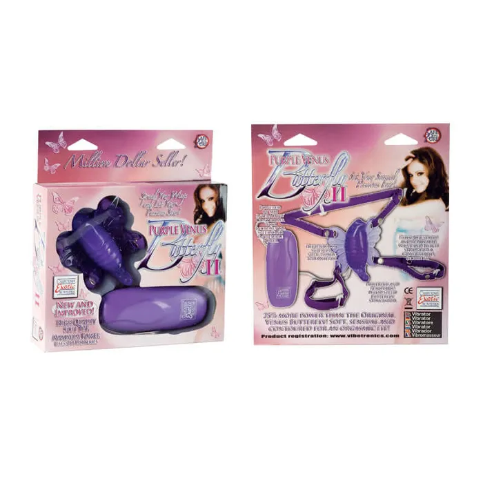 The Venus Butterfly 2 Purple Your Ultimate HandsFree Pleasure Companion California Exotic Novelties Vibrators