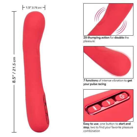 Throb Thumper Pink Vibrator California Exotic Novelties Vibrators