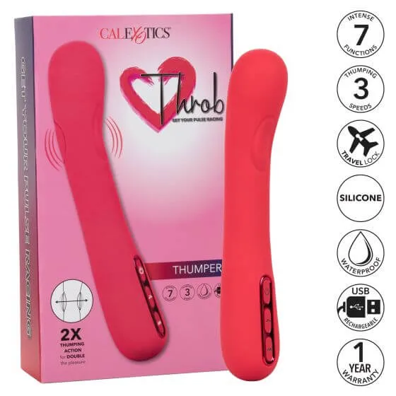 Throb Thumper Pink Vibrator California Exotic Novelties Vibrators