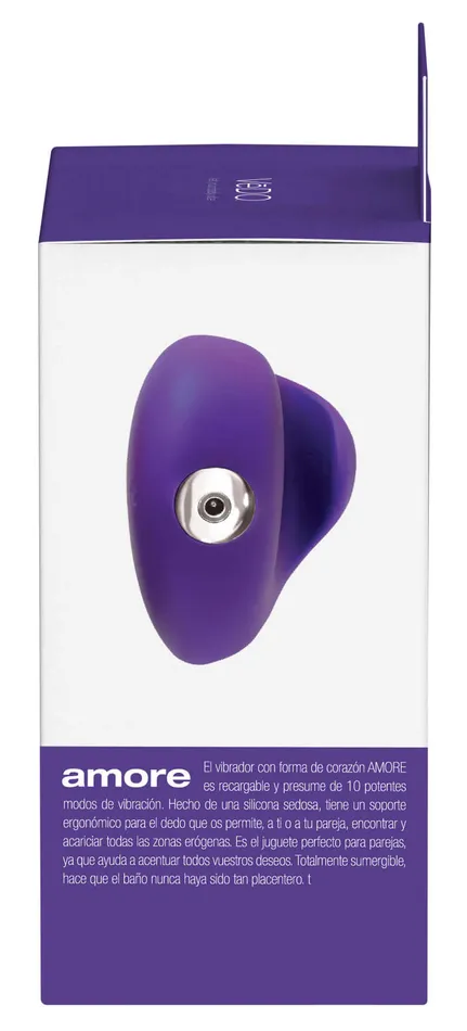 Vedo Amore Rechargeable Pleasure Vibrator Purple 10 Powerful Modes of Bliss Vedo Vibrators