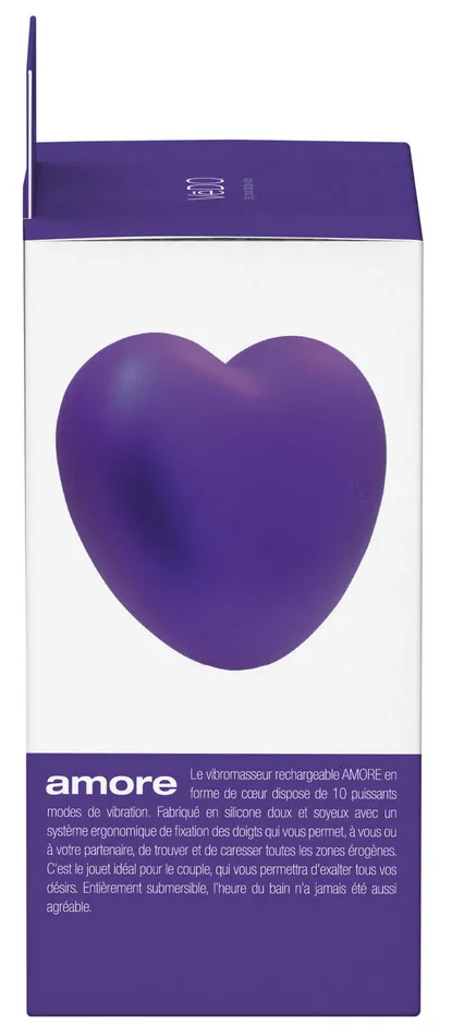 Vedo Amore Rechargeable Pleasure Vibrator Purple 10 Powerful Modes of Bliss Vedo Vibrators