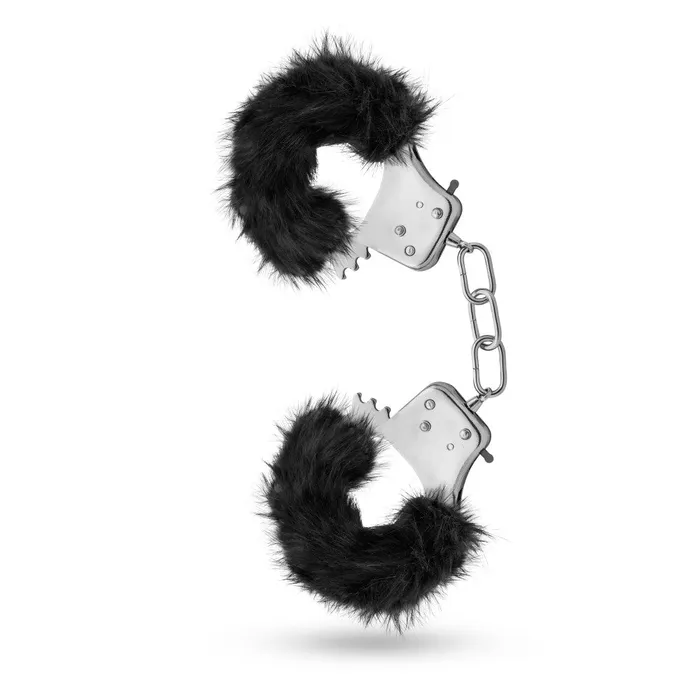 Vibrators Blush Temptasia By Blush Plush Fur Cuffs Black