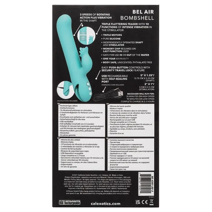 Vibrators CAL EXOTICS California Dreaming Bel Air Bombshell