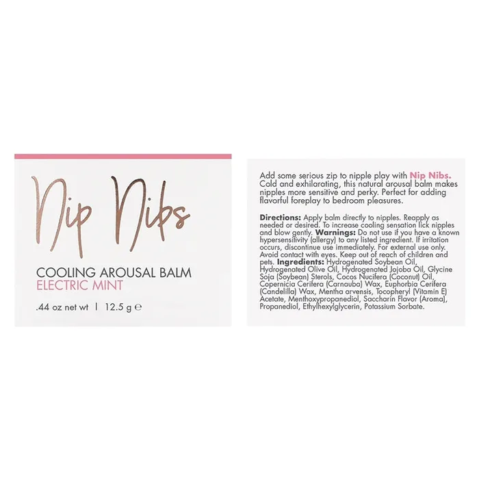 Vibrators Classic Brands CG Nip Nibs Cooling Arousal BalmElectric Mint 05oz Vibrators Classic Brands CG Nip Nibs Cooling Arousal BalmElectric Mint 05oz