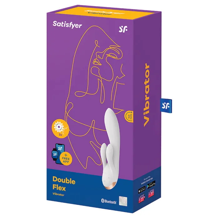 Vibrators SATISFYER Satisfyer Double FlexWhite