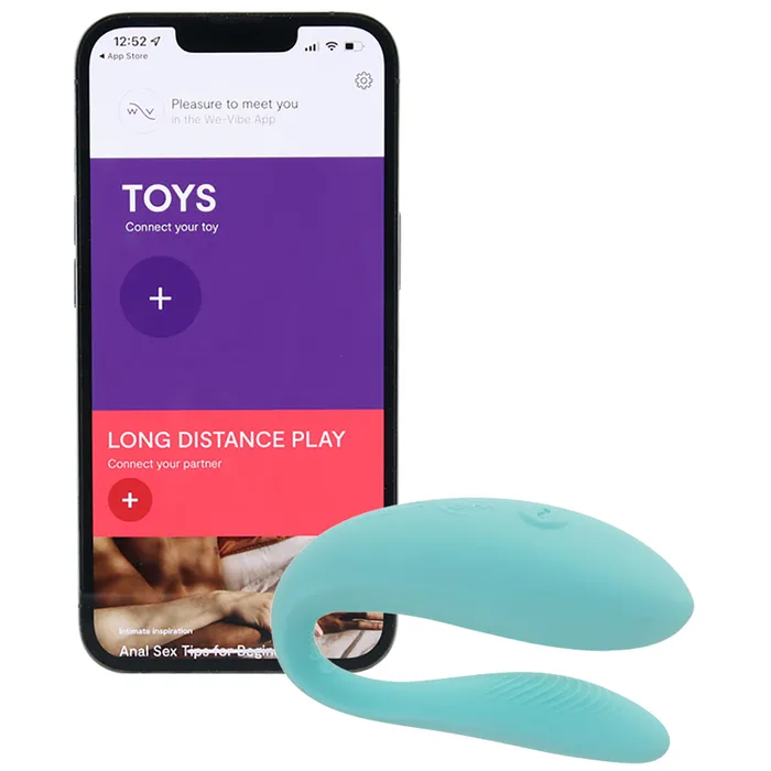 Vibrators WeVibe Sync Lite Couples Vibe in Aqua WeVibe