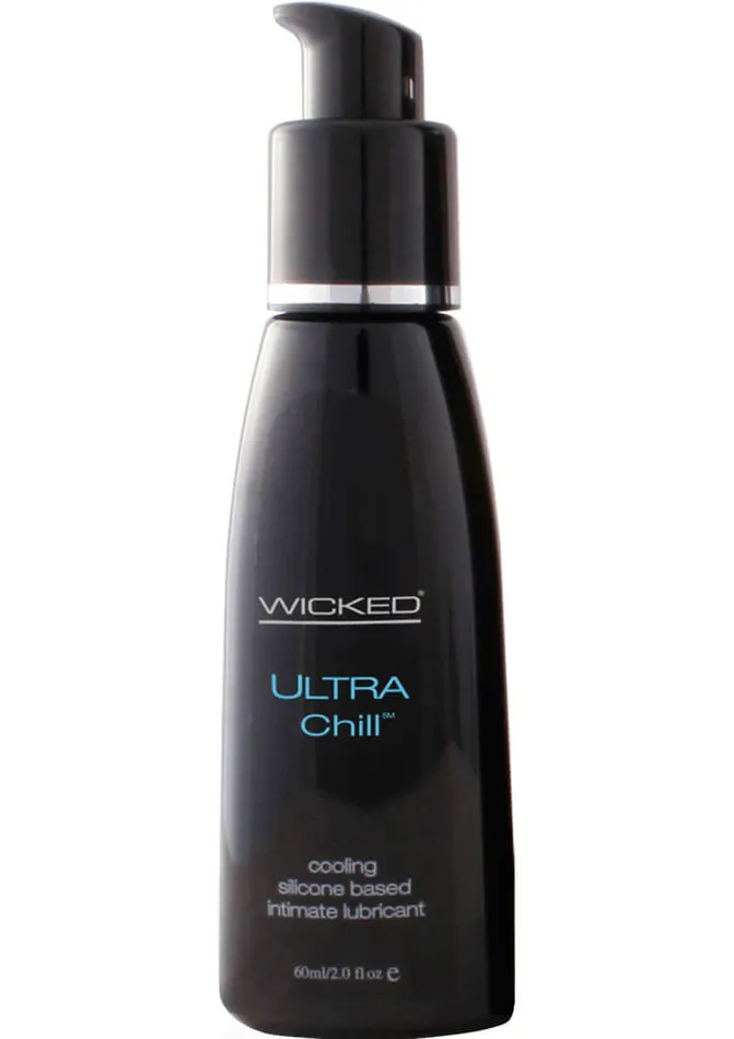 Wicked Lubes Female Sex Toys Wicked Ultra Chill Silicone Lube 2 Oz Heighten Sensations with Cooling Extracts Wicked Lubes Female Sex Toys Wicked Ultra Chill Silicone Lube 2 Oz Heighten Sensations with Cooling Extracts