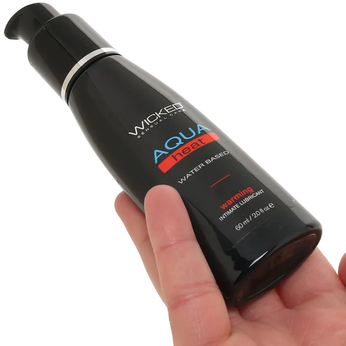 Wicked Sensual Care Female Sex Toys Aqua Heat Lube 2oz60ml in Warming