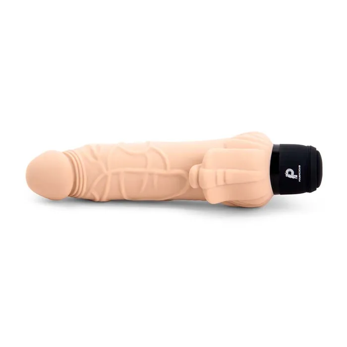 7 Realistic Vibrator With Clitoral Stimulator Powercocks Female Sex Toys