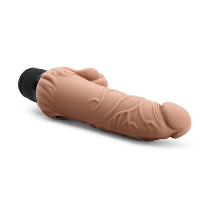 7 Realistic Vibrator With Clitoral Stimulator Powercocks Female Sex Toys