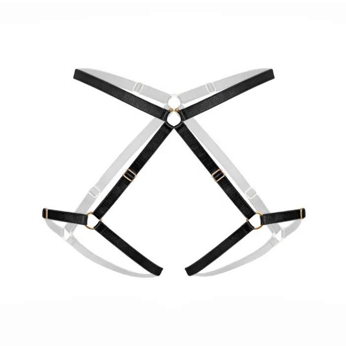 Amphitrite Thigh Harness in Black by Monique Morin Monique Morin Female Sex Toys