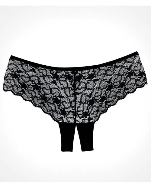 Anal Allure Lingerie Adore Sweetheart Panty Black One Size Fits Most Anal Allure Lingerie Adore Sweetheart Panty Black One Size Fits Most