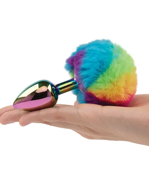 Anal Electric Eel Gemsations 295 Metal Bunny Tail Rainbow Butt Plug Rainbow Anal Electric Eel Gemsations 295 Metal Bunny Tail Rainbow Butt Plug Rainbow