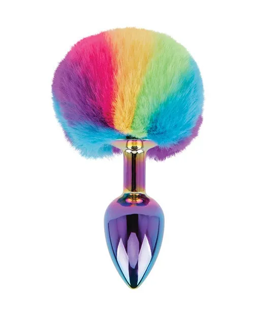 Anal Electric Eel Gemsations 295 Metal Bunny Tail Rainbow Butt Plug Rainbow Anal Electric Eel Gemsations 295 Metal Bunny Tail Rainbow Butt Plug Rainbow