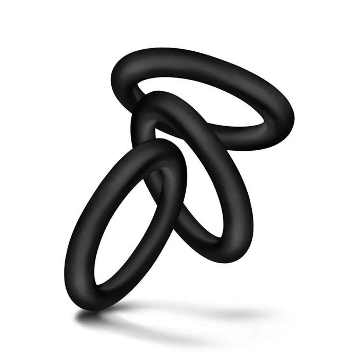 Anal Performance Vs2 Pure Premium Silicone Cockrings Small Black Blush Novelties Anal Performance Vs2 Pure Premium Silicone Cockrings Small Black Blush Novelties