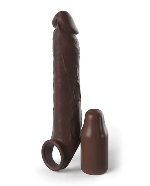 Anal Pipedream Products Fantasy Xtensions Elite 7 Inch Extension Wstrap Brown