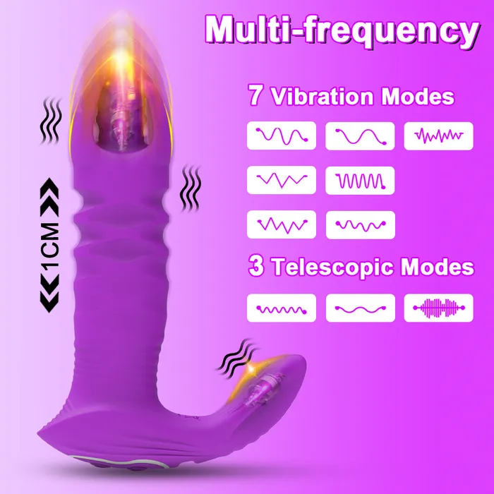 Anal Touch Honey App Control Thrusting Anal Butt Plug Vibrator Prostate Massager Bullet Buttplug