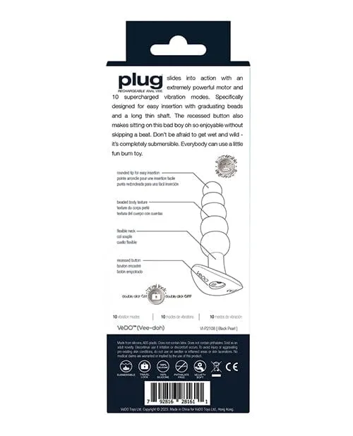 Anal VeDO Vedo Plug Rechargeable Anal Plug Anal VeDO Vedo Plug Rechargeable Anal Plug