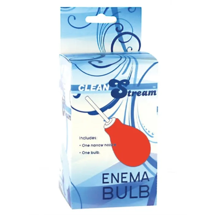 Anal XR Brands Clean Stream Enema Cleansing Bulb Red