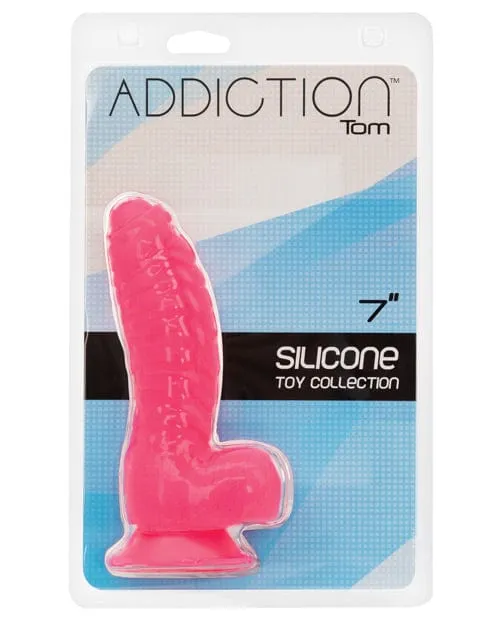 BMS Enterprises Dildos Addiction Tom 7 Dildo Hot Pink