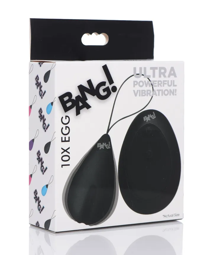 Bang 10X Silicone Vibrating Egg XR Brands Female Sex Toys