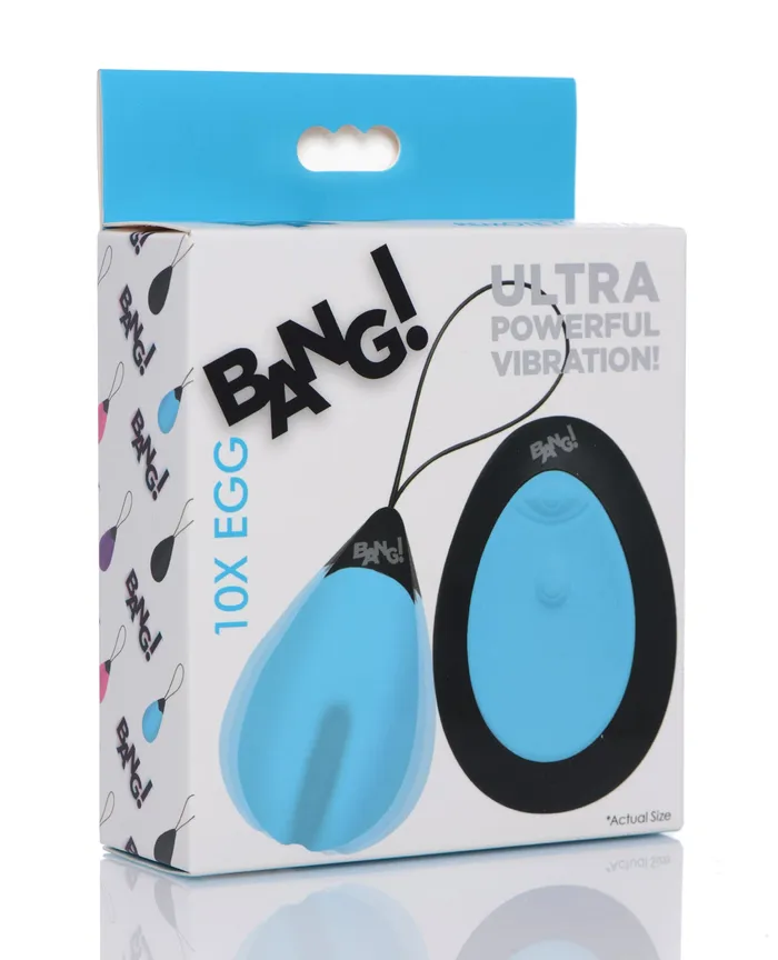 Bang 10X Silicone Vibrating Egg XR Brands Female Sex Toys