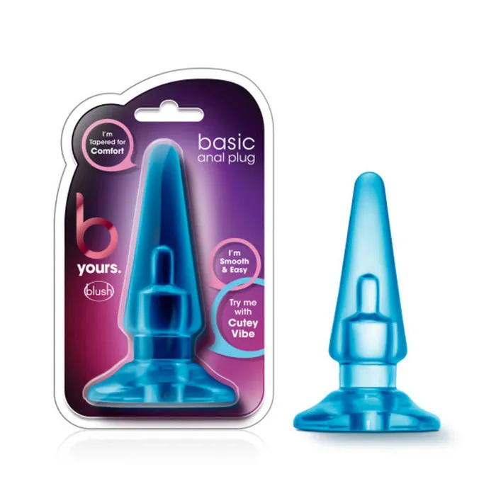 Blush Novelties Anal Sassy Anal Plug Blue Blush Novelties Anal Sassy Anal Plug Blue