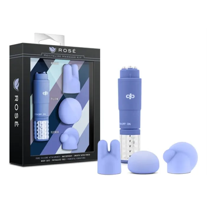 Blush Novelties Rose Revitilize Massage Kit Periwikle Couples