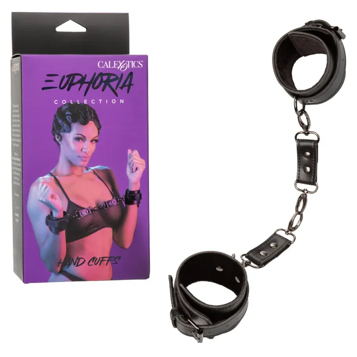 Calexotics Anal Euphoria Collection Hand Cuffs Black Calexotics Anal Euphoria Collection Hand Cuffs Black