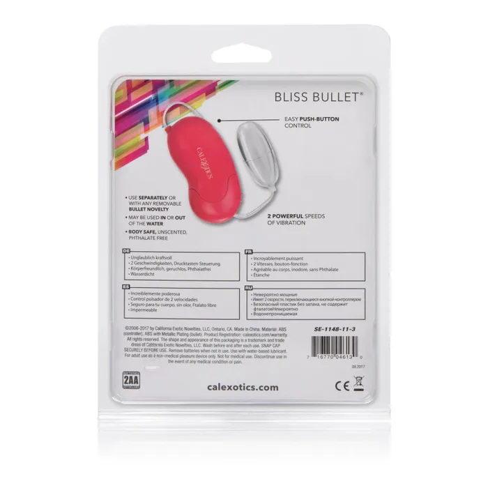 CalExotics Vibrators Bliss Bullet Red CalExotics Vibrators Bliss Bullet Red