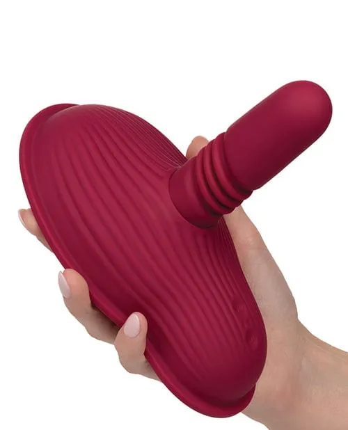 CalExotics Vibrators Dual Rider Remote Control Thrust And Grind Red