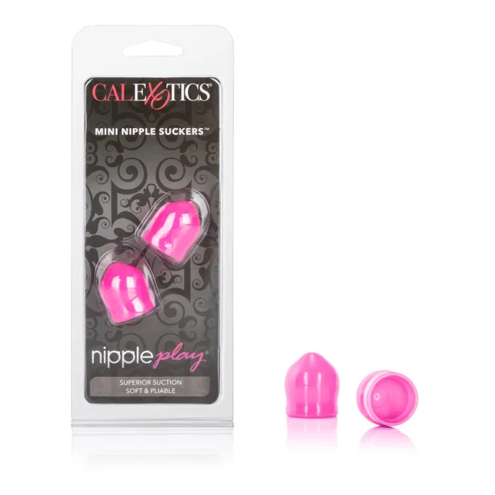 CalExotics Vibrators Nipple Play Mini Nipple Suckers Pink