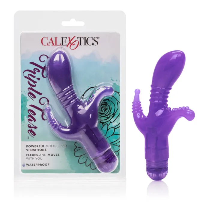 CalExotics Vibrators Triple Tease Purple CalExotics Vibrators Triple Tease Purple