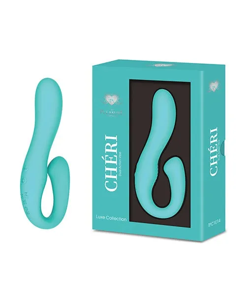Cheri Dual Action Vibrator Teal Full Circle Usa Vibrators