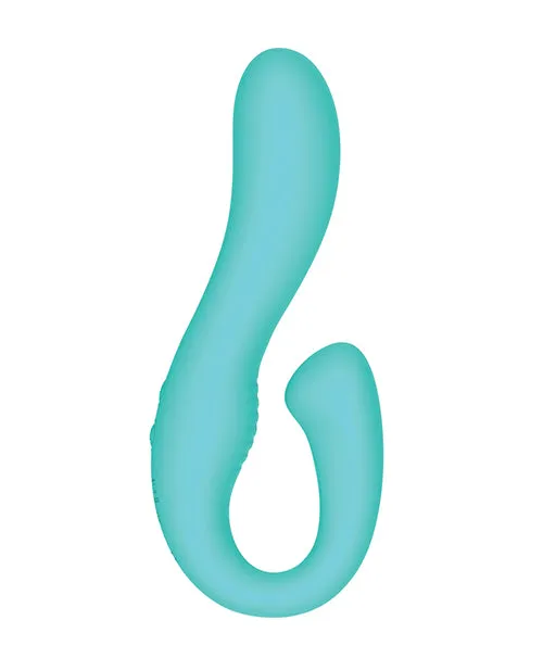 Cheri Dual Action Vibrator Teal Full Circle Usa Vibrators Cheri Dual Action Vibrator Teal Full Circle Usa Vibrators
