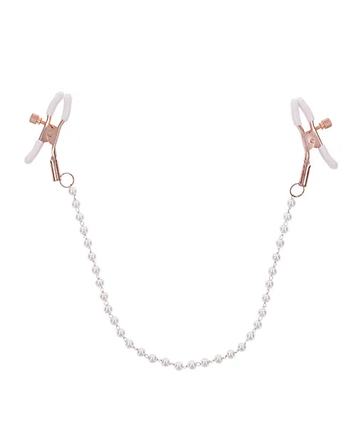 Couples Sex Mischief Sex Mischief Peaches n CreaMe Pearl Nipple Clamps Couples Sex Mischief Sex Mischief Peaches n CreaMe Pearl Nipple Clamps