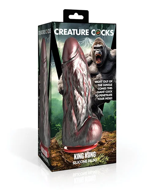 Creature Cocks Creature Cocks King Kong Silicone Dildo RedGray Dildos Creature Cocks Creature Cocks King Kong Silicone Dildo RedGray Dildos