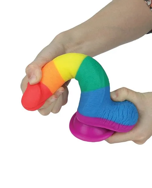 Dildos Get Lucky Get Lucky 75 Real Skin Series Pride Rainbow Dildos Get Lucky Get Lucky 75 Real Skin Series Pride Rainbow