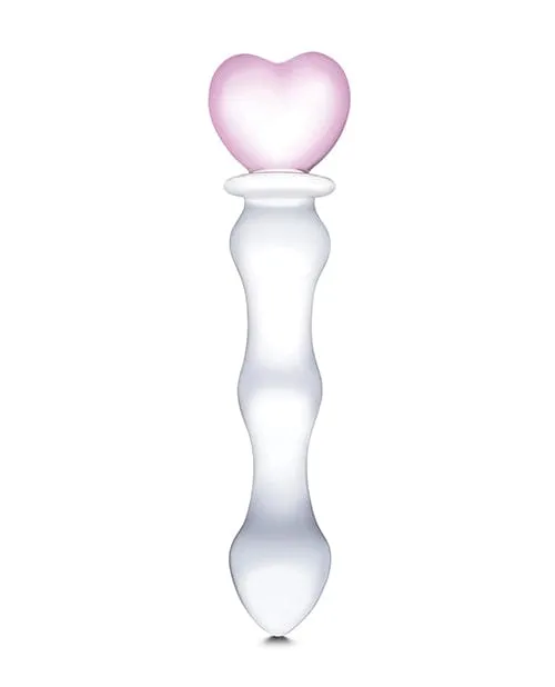 Dildos Glas Glas 8 Sweetheart Glass Dildo PinkClear Dildos Glas Glas 8 Sweetheart Glass Dildo PinkClear