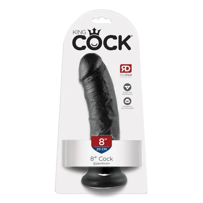 Dildos King Cock 8Inch Cock Black Pipedream Dildos King Cock 8Inch Cock Black Pipedream