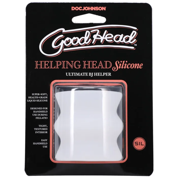 Doc Johnson Male Sex Toys Goodhead Helping Head Silicone Frost Doc Johnson Male Sex Toys Goodhead Helping Head Silicone Frost