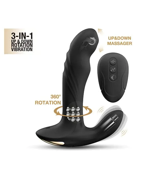 Dorcel Pjoy Double Action Prostate Massager Black Dorcel Anal