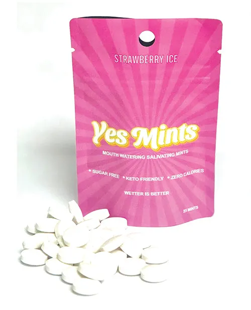 EL Products INC Male Sex Toys Yes Mints Original Mouth Watering Mints Pack of 25 Strawberry Tingle EL Products INC Male Sex Toys Yes Mints Original Mouth Watering Mints Pack of 25 Strawberry Tingle