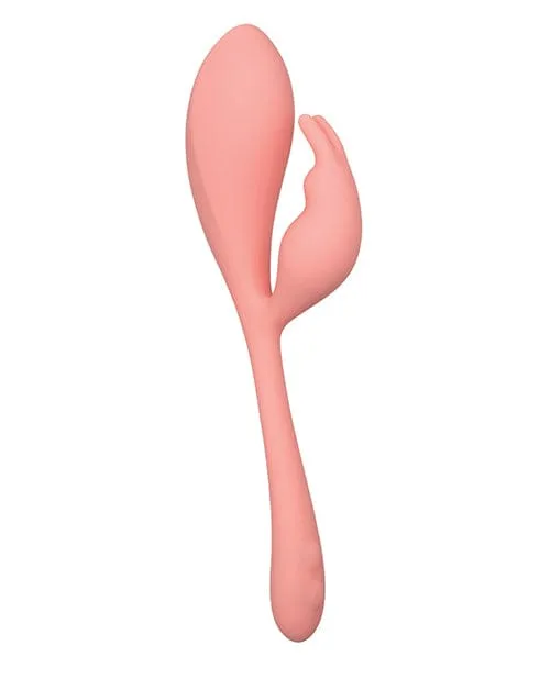 Elle Liquid Silicone Bunny Pink CalExotics Vibrators Elle Liquid Silicone Bunny Pink CalExotics Vibrators