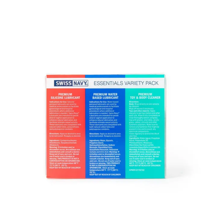 Enhancers Md Science Lab Swiss Navy Essentials Variety Pack 31oz Enhancers Md Science Lab Swiss Navy Essentials Variety Pack 31oz