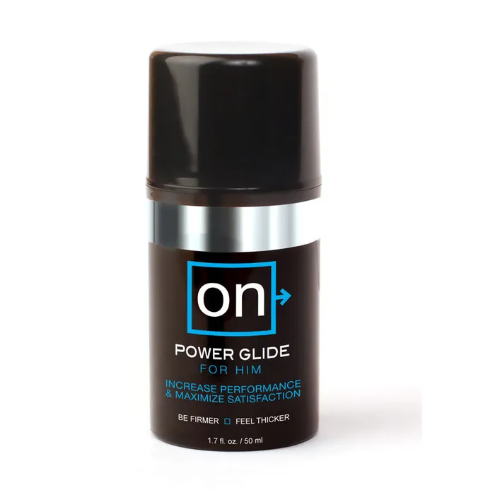 Enhancers Sensuva Powerglide Gel Heightens Sensations for Men 17 oz