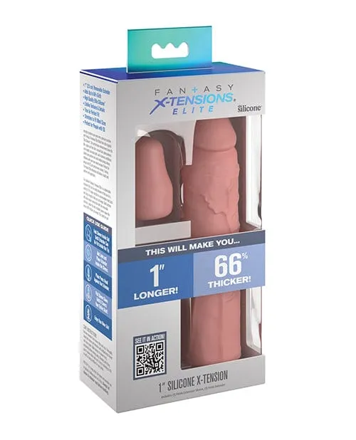 Fantasy Xtensions Elite 7 Inch Sleeve W1 Inch Plug Light Pipedream Products Anal Fantasy Xtensions Elite 7 Inch Sleeve W1 Inch Plug Light Pipedream Products Anal